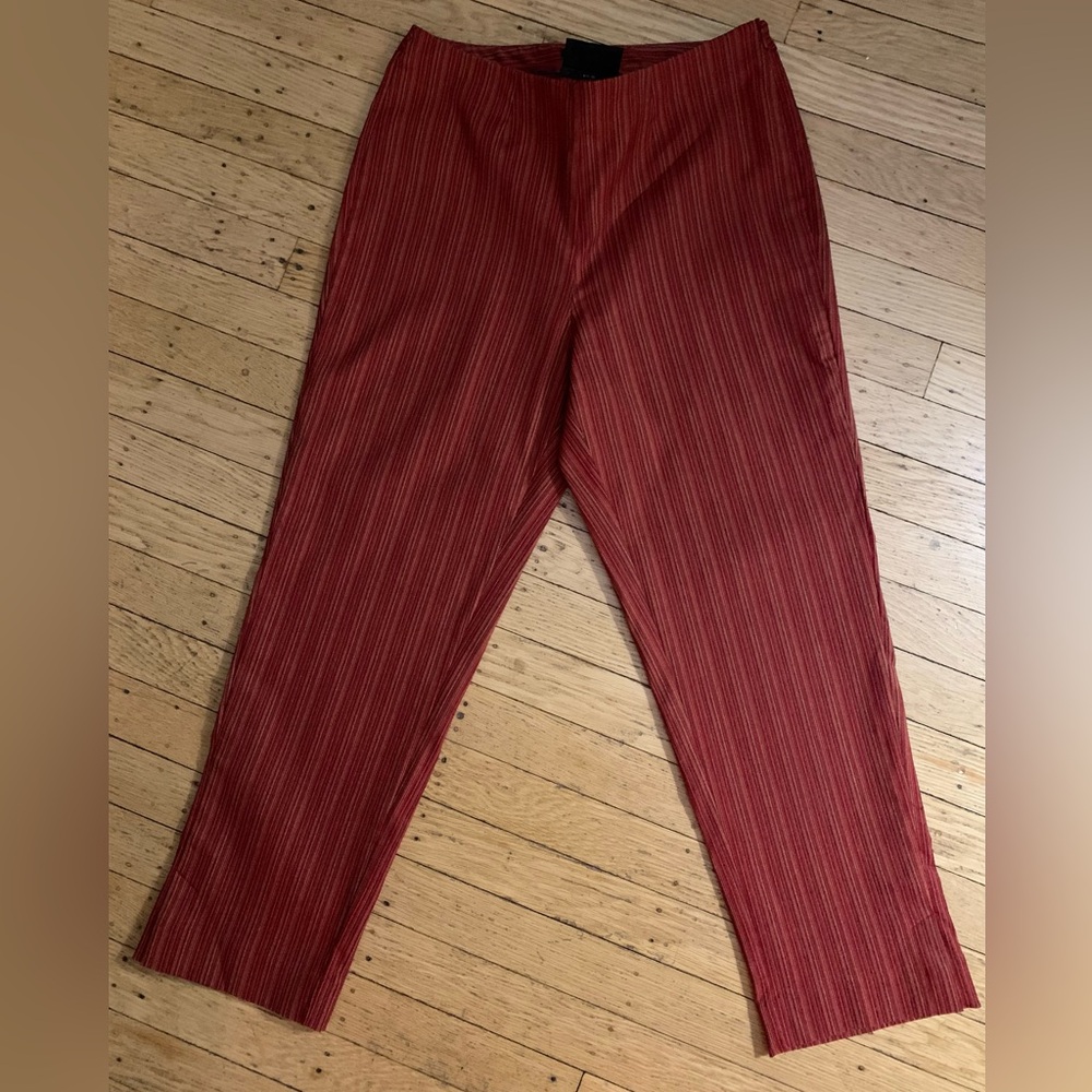 Red Striped Capris